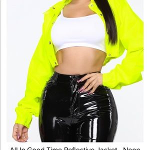 Reflective Crop Jacket